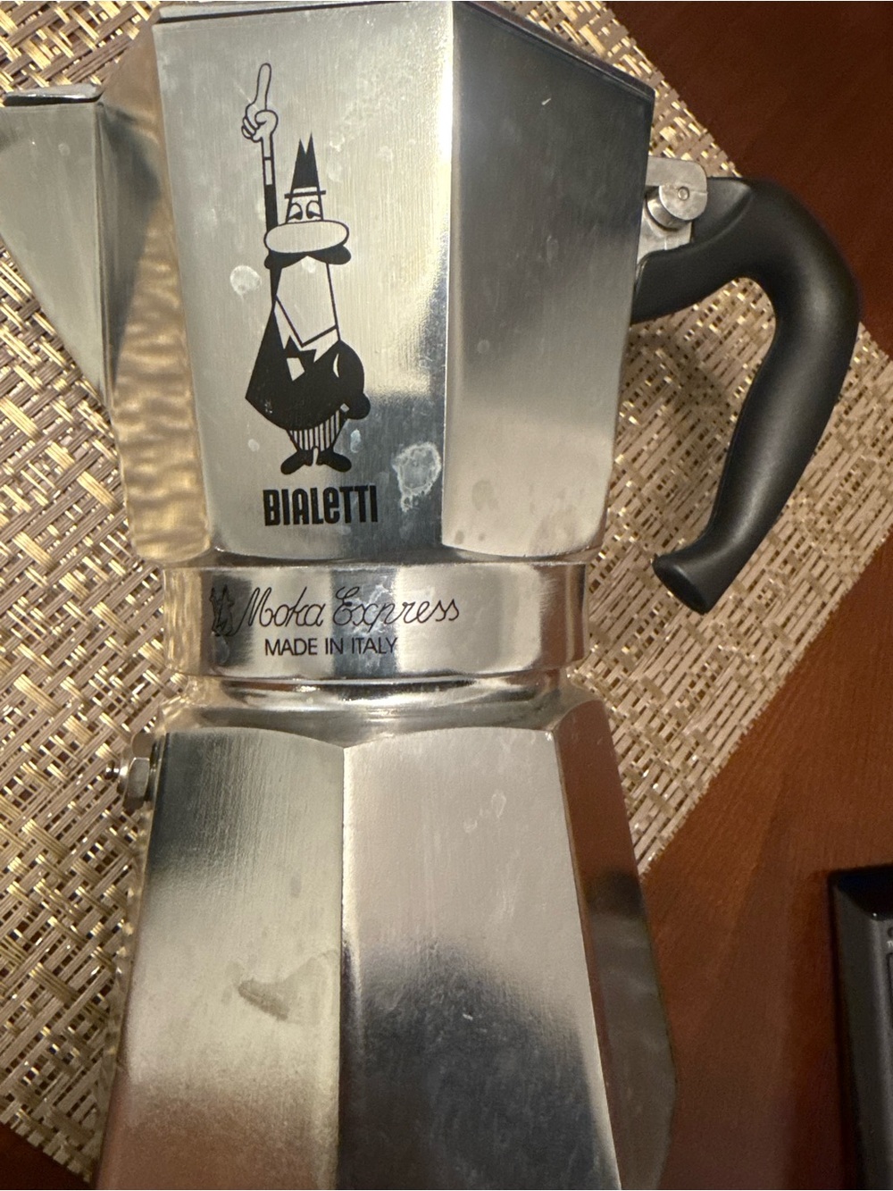Bialetti Silver Moka Express Stovetop Espresso Maker